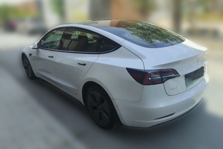 Used Tesla Model 3 2021 Standard Range Rear-Drive Upgraded Version Rear Left 45 Deg