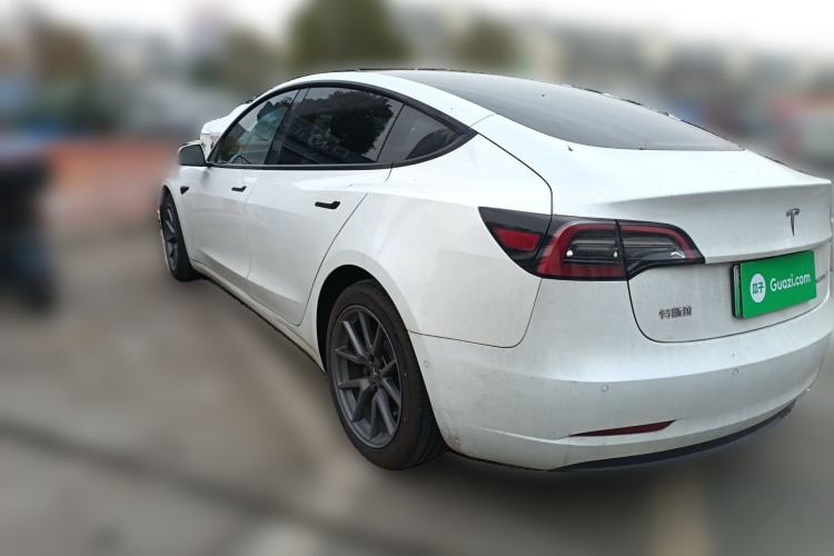 Used Tesla Model 3 2021 Standard Range Rear-Wheel Drive Upgraded Version 3D6 Rear Left 45 Deg