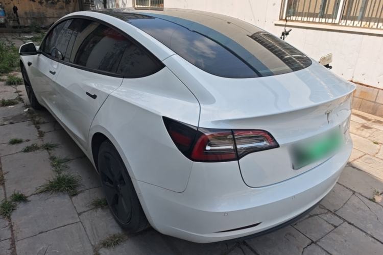 Used Tesla Model 3 2021 Standard Range Rear-Drive Upgraded Version Rear Left 45 Deg