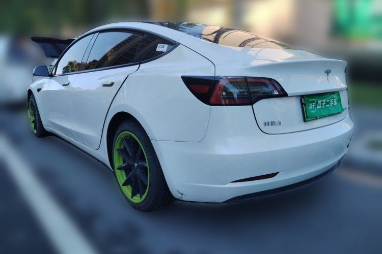Used Tesla Model 3 2021 Standard Range Rear-Drive Upgraded Version Rear Left 45 Deg