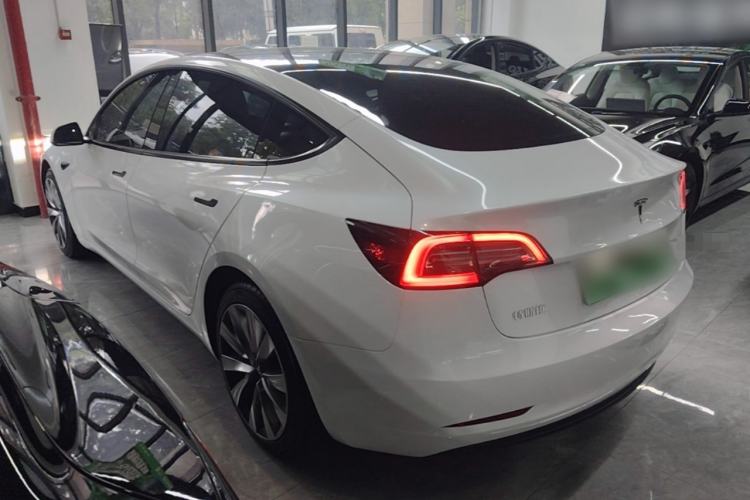 Used Tesla Model 3 2021 Standard Range Rear-Drive Upgraded Version Rear Left 45 Deg