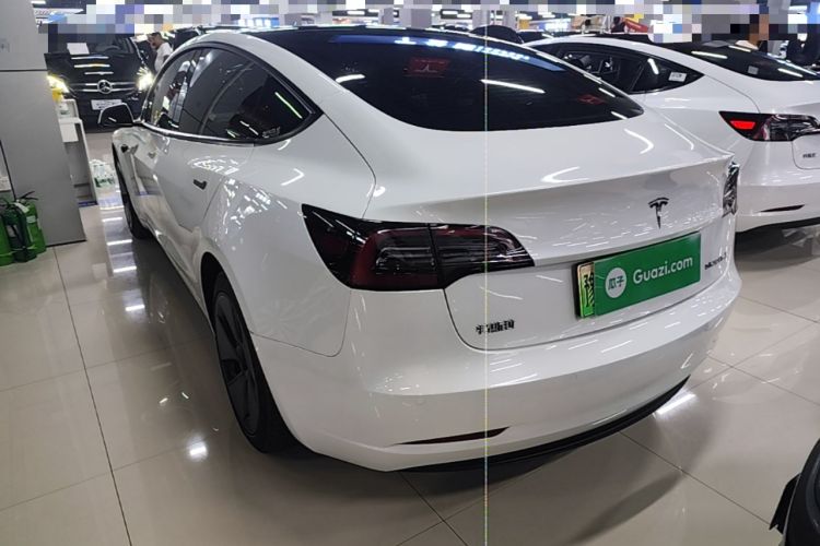 Used Tesla Model 3 2021 Standard Range Rear-Wheel Drive Upgraded Version 3D6 Rear Left 45 Deg