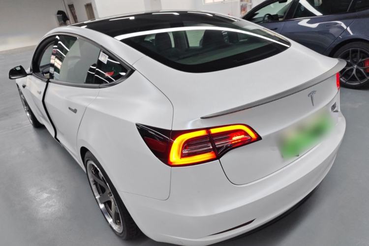 Used Tesla Model 3 2021 Revised Version II – Performance High-Performance All-Wheel-Drive Edition Rear Left 45 Deg