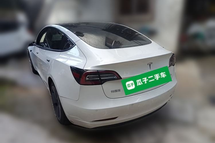 Used Tesla Model 3 2021 Revised Version Standard Range Rear-Wheel Drive Upgraded Edition 3D1 Rear Left 45 Deg