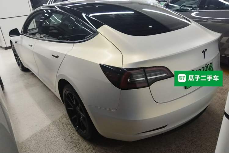 Used Tesla Model 3 2021 Standard Range Rear-Wheel Drive Upgraded Version 3D6 Rear Left 45 Deg