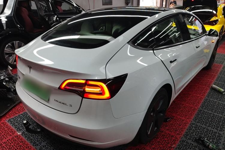 Used Tesla Model 3 2021 Revised Version Standard Range Rear-Wheel Drive Upgraded Edition 3D1 Rear Right 45 Deg