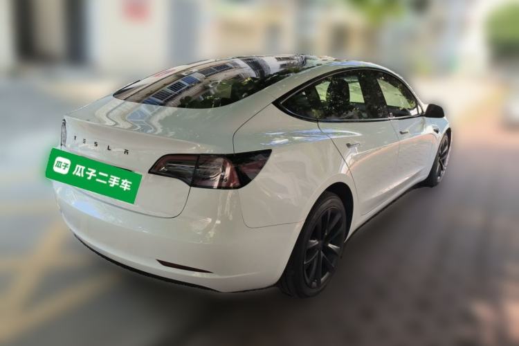 Used Tesla Model 3 2021 Revised Version Standard Range Rear-Wheel Drive Upgraded Edition 3D1 Rear Right 45 Deg