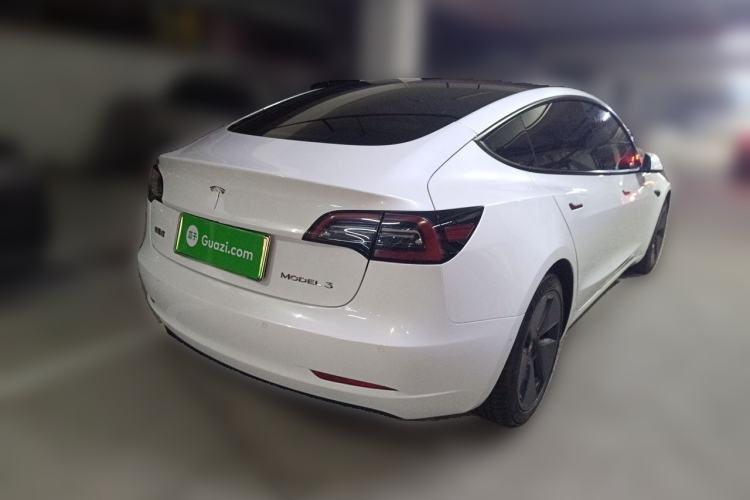 Used Tesla Model 3 2021 Revised Version Standard Range Rear-Wheel Drive Upgraded Edition 3D1 Rear Right 45 Deg