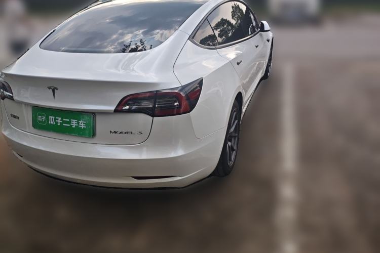 Used Tesla Model 3 2021 Revised Version Standard Range Rear-Wheel Drive Upgraded Edition 3D1 Rear Right 45 Deg