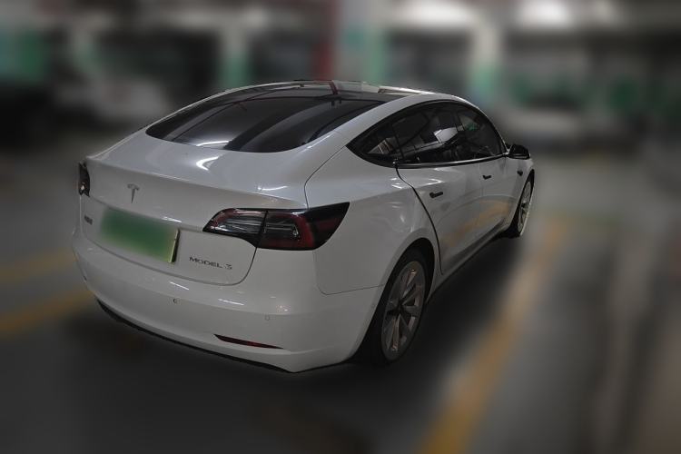Used Tesla Model 3 2021 Revised Version Standard Range Rear-Wheel Drive Upgraded Edition 3D1 Rear Right 45 Deg
