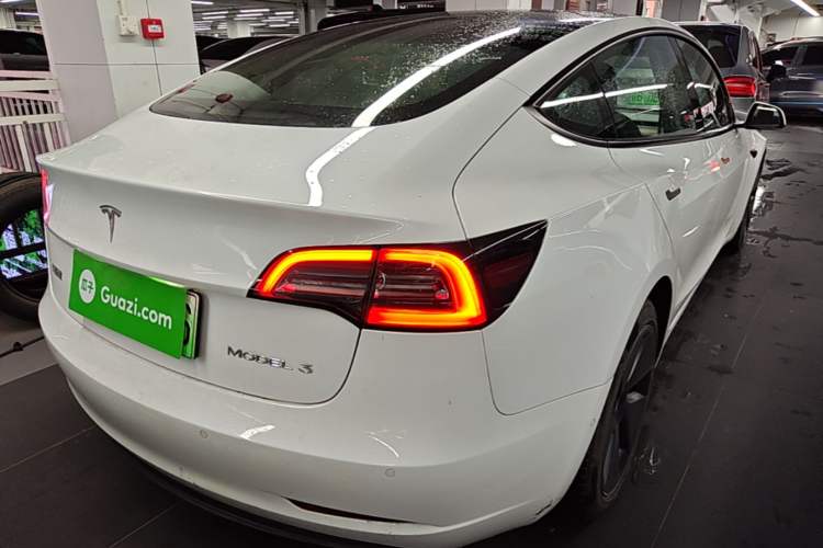 Used Tesla Model 3 2021 Revised Version Standard Range Rear-Wheel Drive Upgraded Edition 3D1 Rear Right 45 Deg