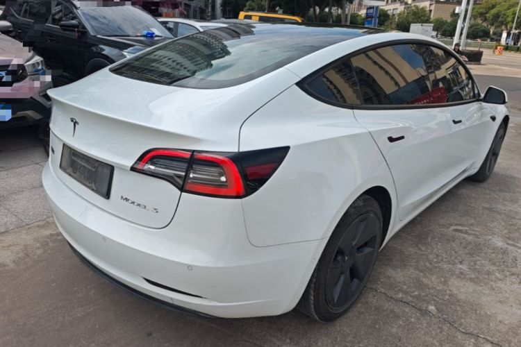 Used Tesla Model 3 2021 Standard Range Rear-Wheel Drive Upgraded Version 3D6 Rear Right 45 Deg