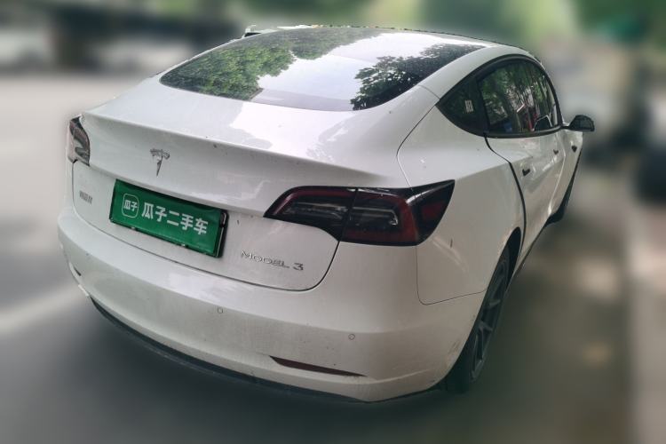 Used Tesla Model 3 2021 Revised Version Standard Range Rear-Wheel Drive Upgraded Edition 3D1 Rear Right 45 Deg