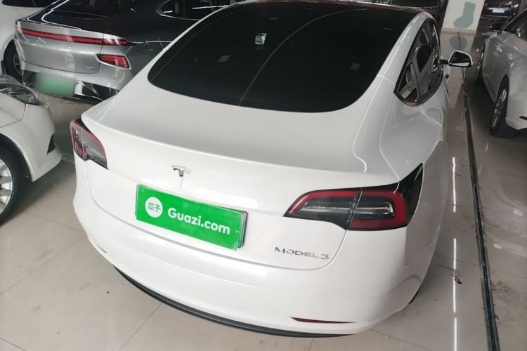 Used Tesla Model 3 2021 Standard Range Rear-Drive Upgraded Version Rear Right 45 Deg