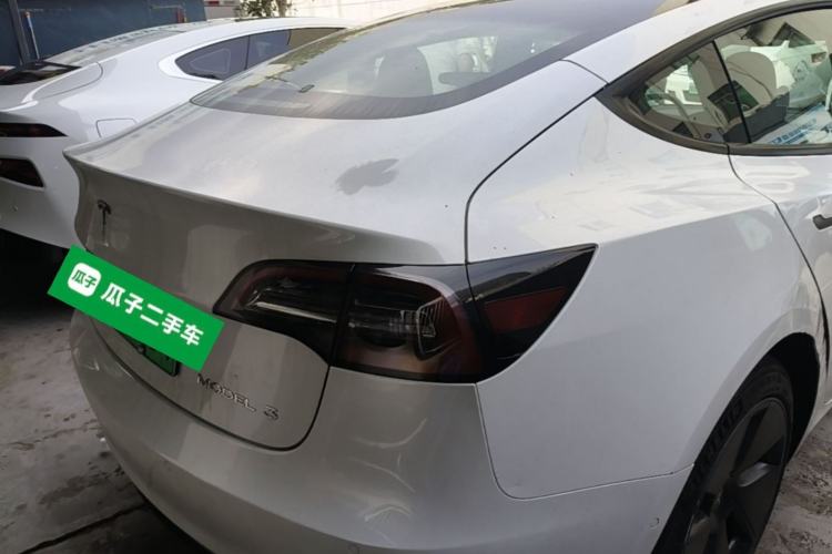 Used Tesla Model 3 2021 Revised Version Standard Range Rear-Wheel Drive Upgraded Edition 3D1 Rear Right 45 Deg