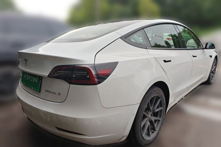Used Tesla Model 3 2021 Revised Version Standard Range Rear-Wheel Drive Upgraded Edition 3D1 Rear Right 45 Deg