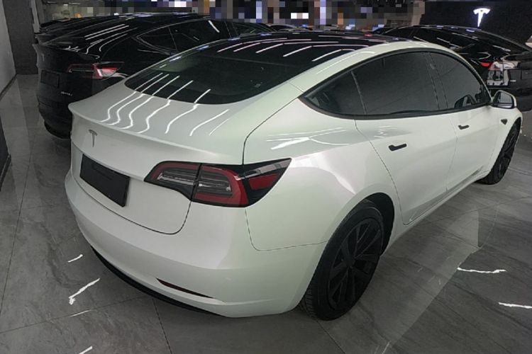 Used Tesla Model 3 2021 Revised Version Standard Range Rear-Wheel Drive Upgraded Edition 3D1 Rear Right 45 Deg