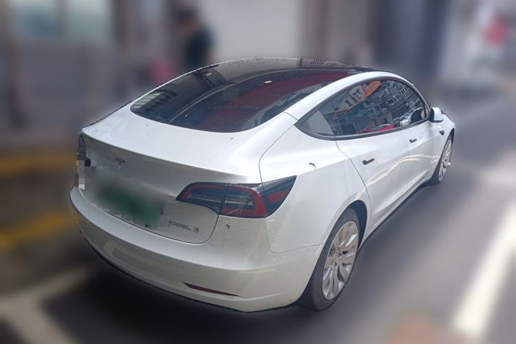 Used Tesla Model 3 2021 Standard Range Rear-Wheel Drive Upgraded Version 3D6 Rear Right 45 Deg
