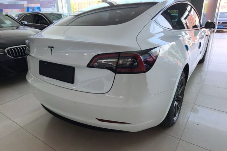 Used Tesla Model 3 2021 Standard Range Rear-Wheel Drive Upgraded Version 3D6 Rear Right 45 Deg