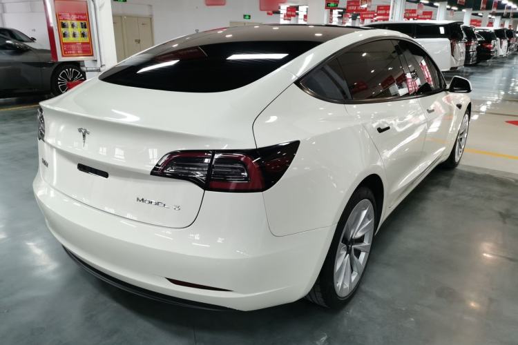 Used Tesla Model 3 2021 Revised Version Standard Range Rear-Wheel Drive Upgraded Edition 3D1 Rear Right 45 Deg