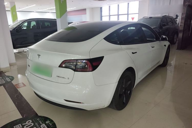 Used Tesla Model 3 2021 Standard Range Rear-Wheel Drive Upgraded Version 3D6 Rear Right 45 Deg
