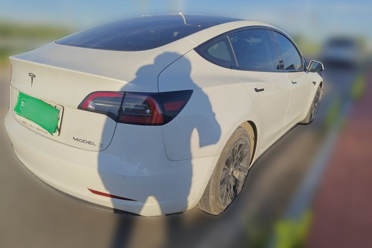 Used Tesla Model 3 2021 Revised Version Standard Range Rear-Wheel Drive Upgraded Edition 3D1 Rear Right 45 Deg
