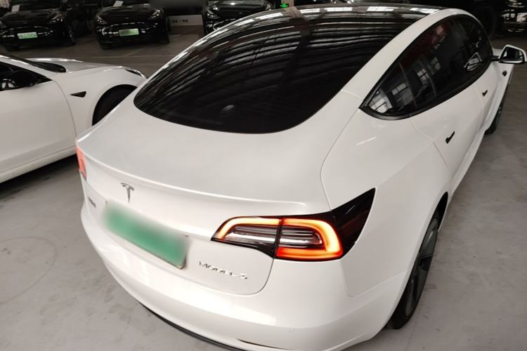 Used Tesla Model 3 2021 Revised Version Standard Range Rear-Wheel Drive Upgraded Edition 3D1 Rear Right 45 Deg