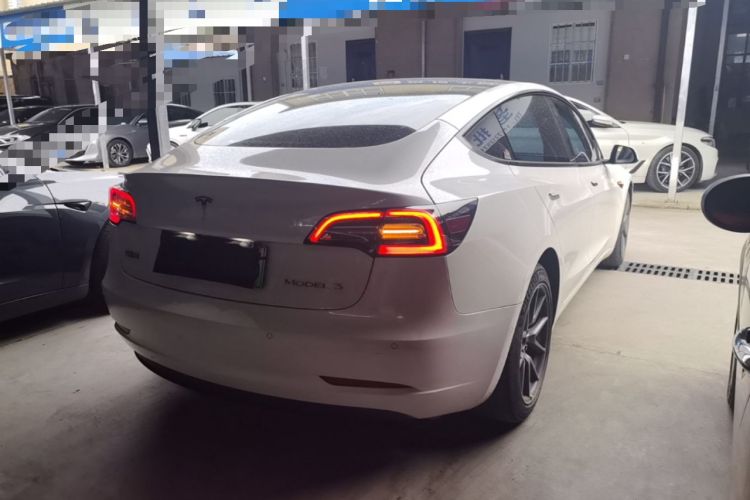 Used Tesla Model 3 2021 Standard Range Rear-Drive Upgraded Version Rear Right 45 Deg