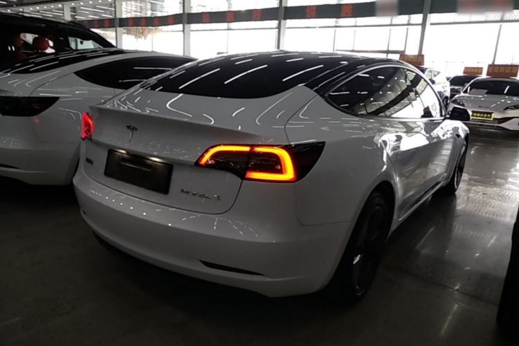 Used Tesla Model 3 2021 Standard Range Rear-Wheel Drive Upgraded Version 3D6 Rear Right 45 Deg