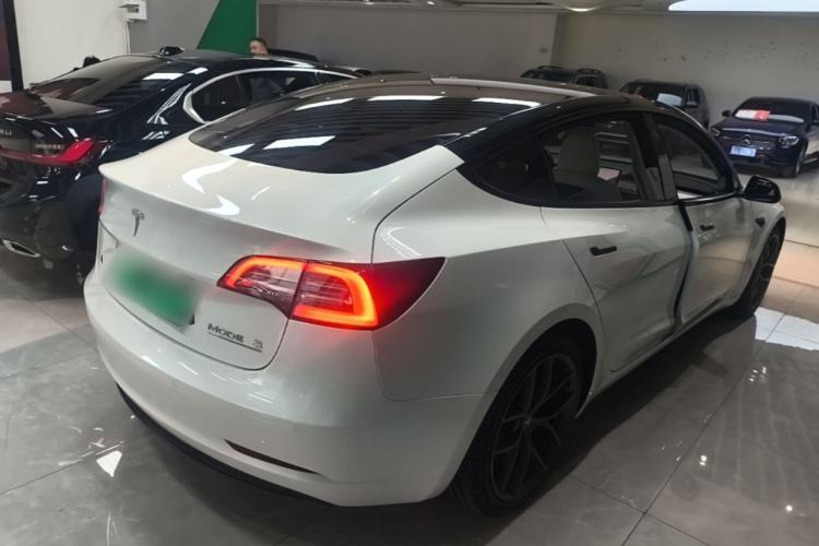 Used Tesla Model 3 2021 Revised Version II – Performance High-Performance All-Wheel-Drive Edition Rear Right 45 Deg