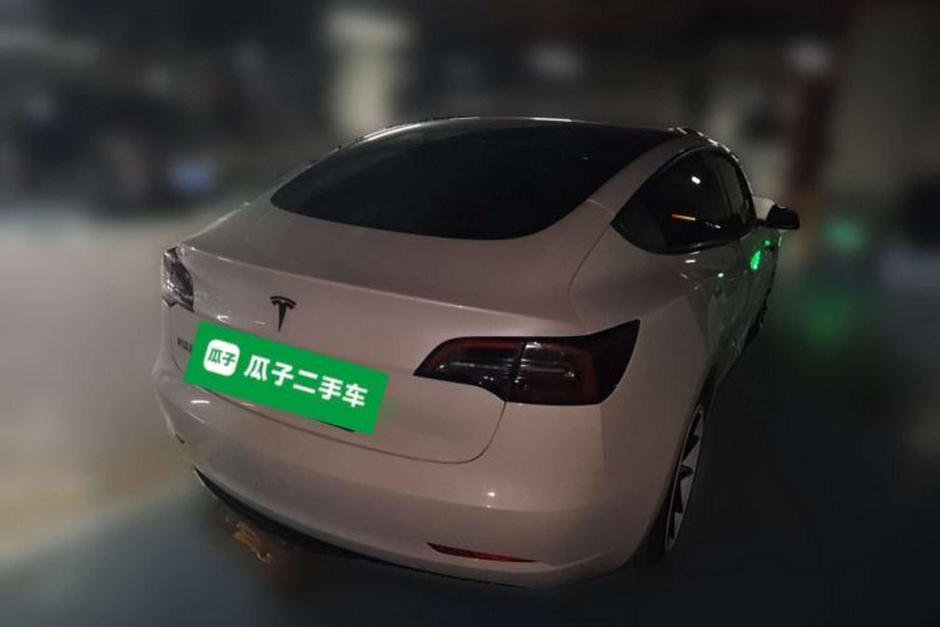Used Tesla Model 3 2021 Standard Range Rear-Drive Upgraded Version Rear Right 45 Deg