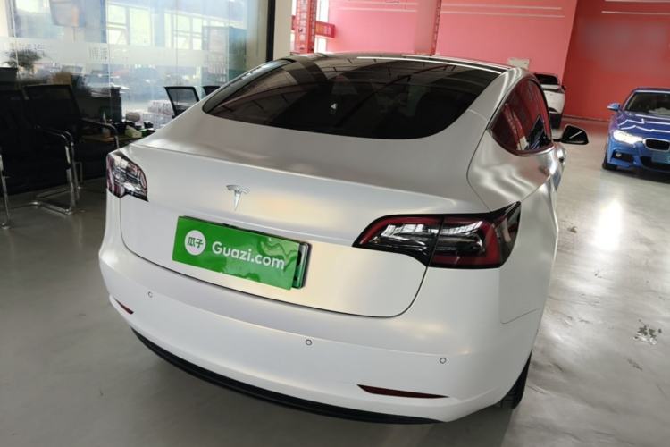 Used Tesla Model 3 2021 Standard Range Rear-Wheel Drive Upgraded Version 3D6 Rear Right 45 Deg