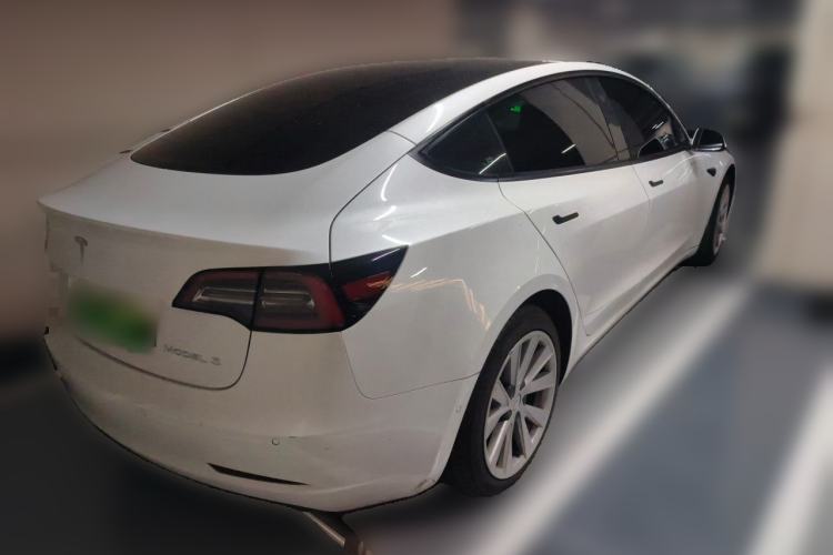 Used Tesla Model 3 2021 Standard Range Rear-Wheel Drive Upgraded Version 3D6 Rear Right 45 Deg