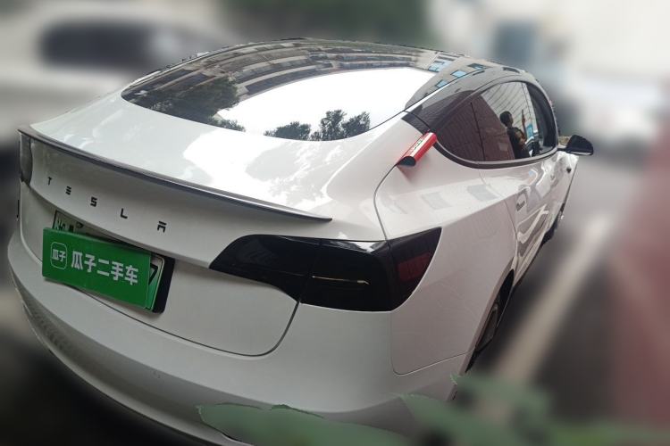 Used Tesla Model 3 2021 Revised Version Standard Range Rear-Wheel Drive Upgraded Edition 3D1 Rear Right 45 Deg