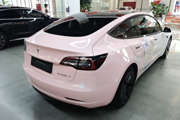 Used Tesla Model 3 2021 Revised Version Standard Range Rear-Wheel Drive Upgraded Edition 3D1 Rear Right 45 Deg