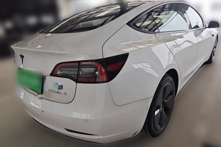 Used Tesla Model 3 2021 Standard Range Rear-Drive Upgraded Version Rear Right 45 Deg