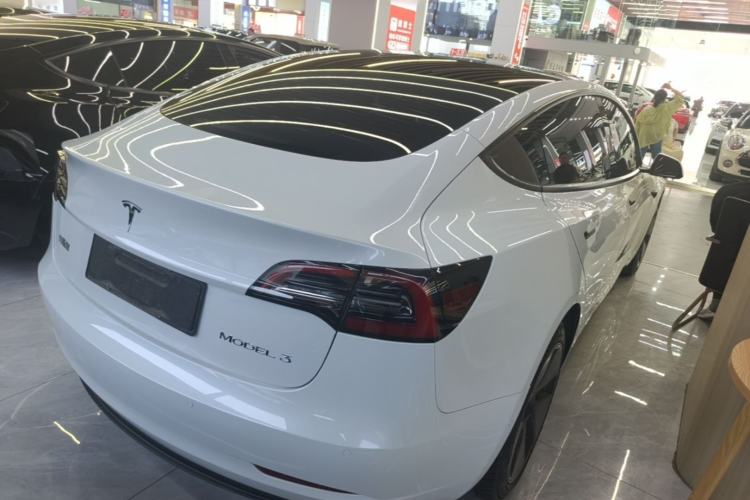 Used Tesla Model 3 2021 Standard Range Rear-Wheel Drive Upgraded Version 3D6 Rear Right 45 Deg