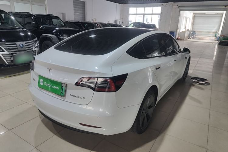 Used Tesla Model 3 2021 Standard Range Rear-Wheel Drive Upgraded Version 3D6 Rear Right 45 Deg
