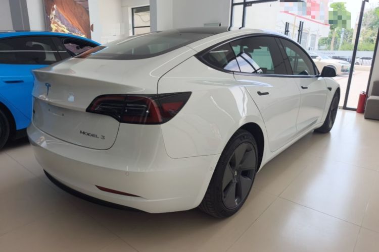 Used Tesla Model 3 2021 Standard Range Rear-Wheel Drive Upgraded Version 3D6 Rear Right 45 Deg