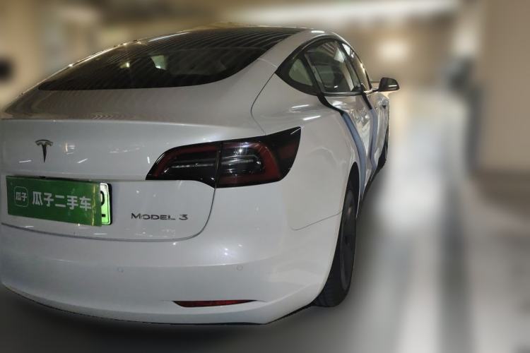 Used Tesla Model 3 2021 Revised Version Standard Range Rear-Wheel Drive Upgraded Edition 3D1 Rear Right 45 Deg