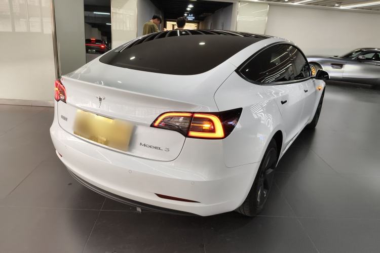 Used Tesla Model 3 2021 Revised Version Standard Range Rear-Wheel Drive Upgraded Edition 3D1 Rear Right 45 Deg