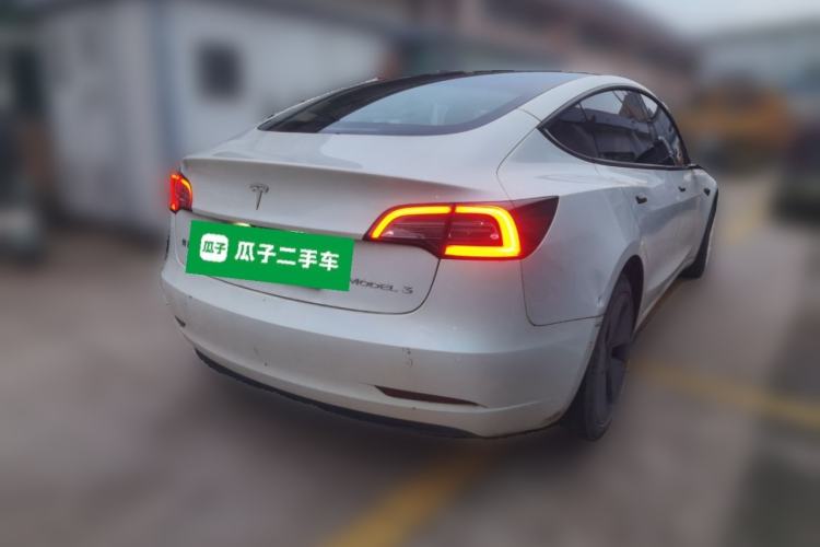 Used Tesla Model 3 2021 Revised Version Standard Range Rear-Wheel Drive Upgraded Edition 3D1 Rear Right 45 Deg