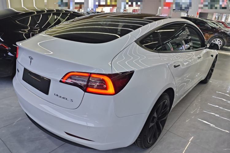 Used Tesla Model 3 2021 Revised Version Standard Range Rear-Wheel Drive Upgraded Edition 3D1 Rear Right 45 Deg