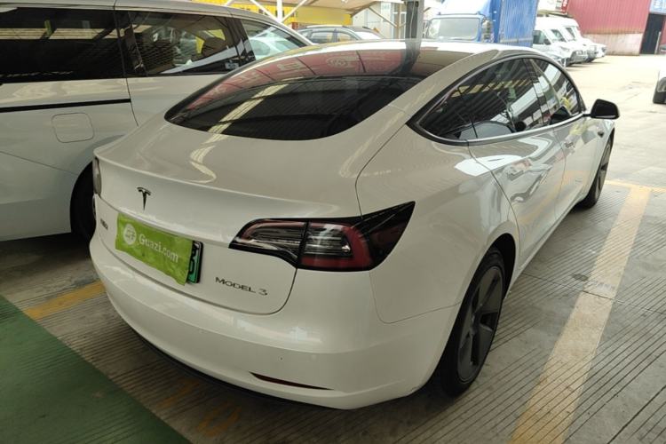 Used Tesla Model 3 2021 Revised Version Standard Range Rear-Wheel Drive Upgraded Edition 3D1 Rear Right 45 Deg