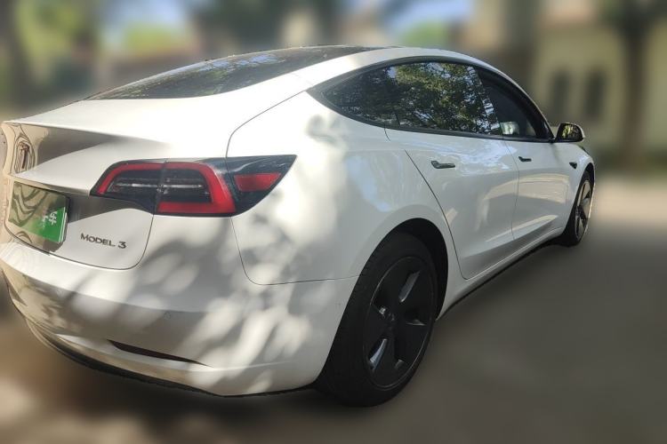 Used Tesla Model 3 2021 Revised Version Standard Range Rear-Wheel Drive Upgraded Edition 3D1 Rear Right 45 Deg
