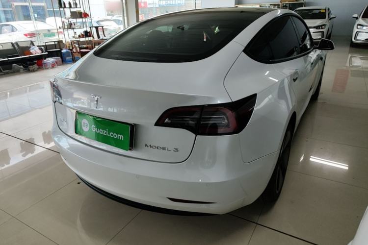Used Tesla Model 3 2021 Standard Range Rear-Wheel Drive Upgraded Version 3D6 Rear Right 45 Deg