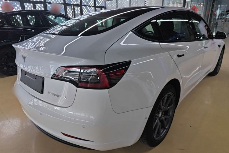 Used Tesla Model 3 2021 Revised Version Standard Range Rear-Wheel Drive Upgraded Edition 3D1 Rear Right 45 Deg