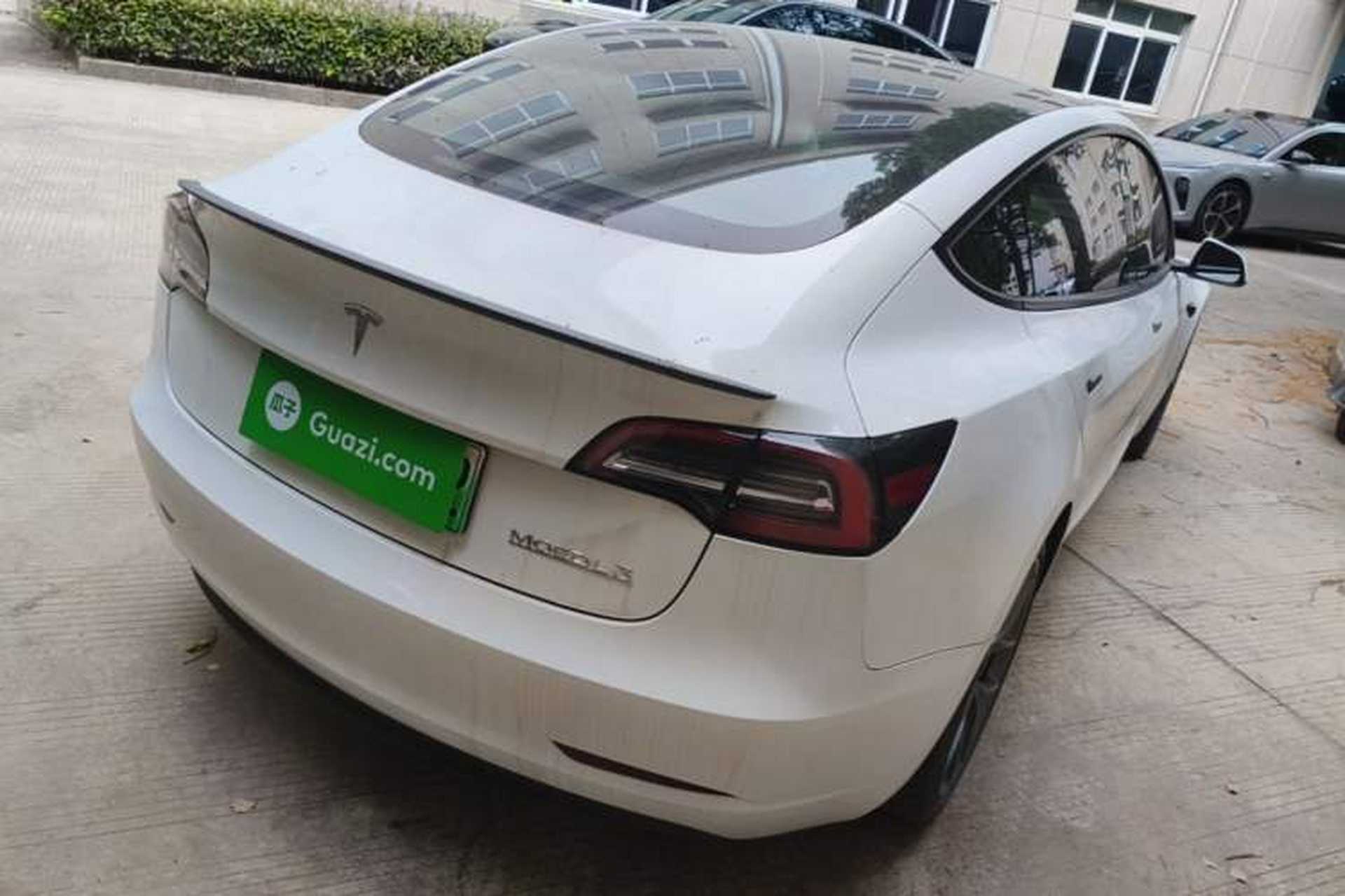 Used Tesla Model 3 2021 Revised Version II – Performance High-Performance All-Wheel-Drive Edition Rear Right 45 Deg