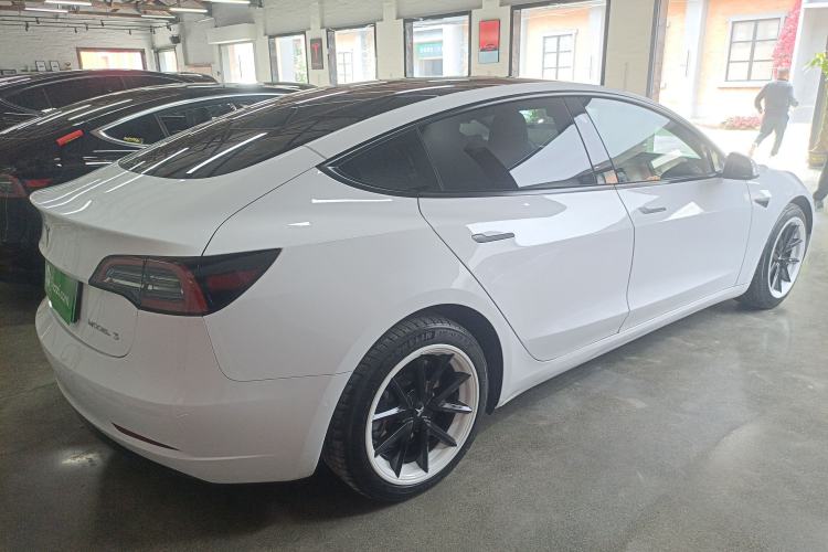 Used Tesla Model 3 2021 Standard Range Rear-Wheel Drive Upgraded Version 3D6 Rear Right 45 Deg