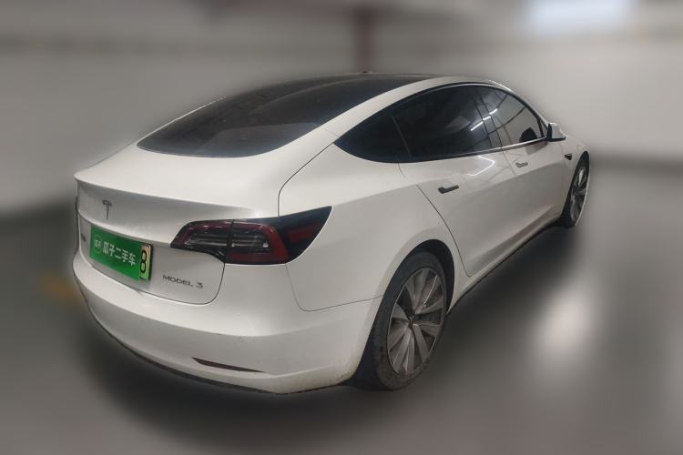 Used Tesla Model 3 2021 Standard Range Rear-Wheel Drive Upgraded Version 3D6 Rear Right 45 Deg
